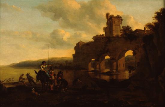 Nicolaes Pietersz. Berchem River Landscape